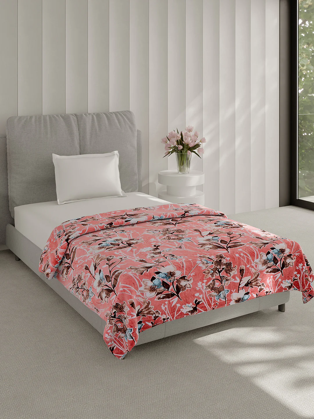 Printed Single Bed 240 GSM Blanket for AC Room - (Fuzzy) - Image 4