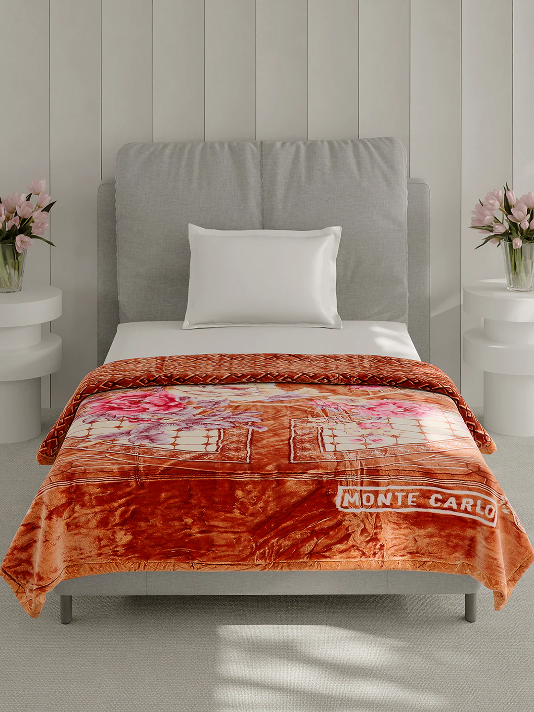 Printed Single Bed 3 Ply, 909 GSM Blanket for Heavy Winter - (Umang) - Image 2