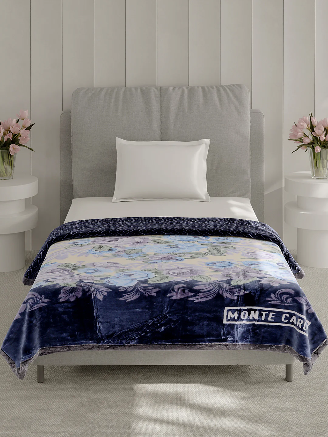 Printed Single Bed 3 Ply, 909 GSM Blanket for Heavy Winter - (Umang) - Image 2