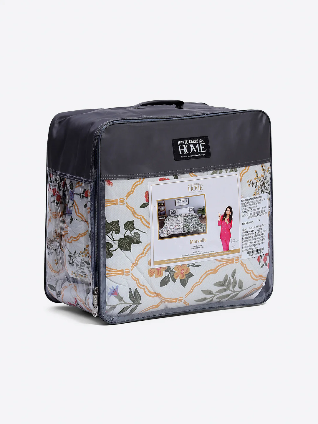 Printed Single Bed 3 Ply Comforter for AC Room - (Marvella) - Image 11