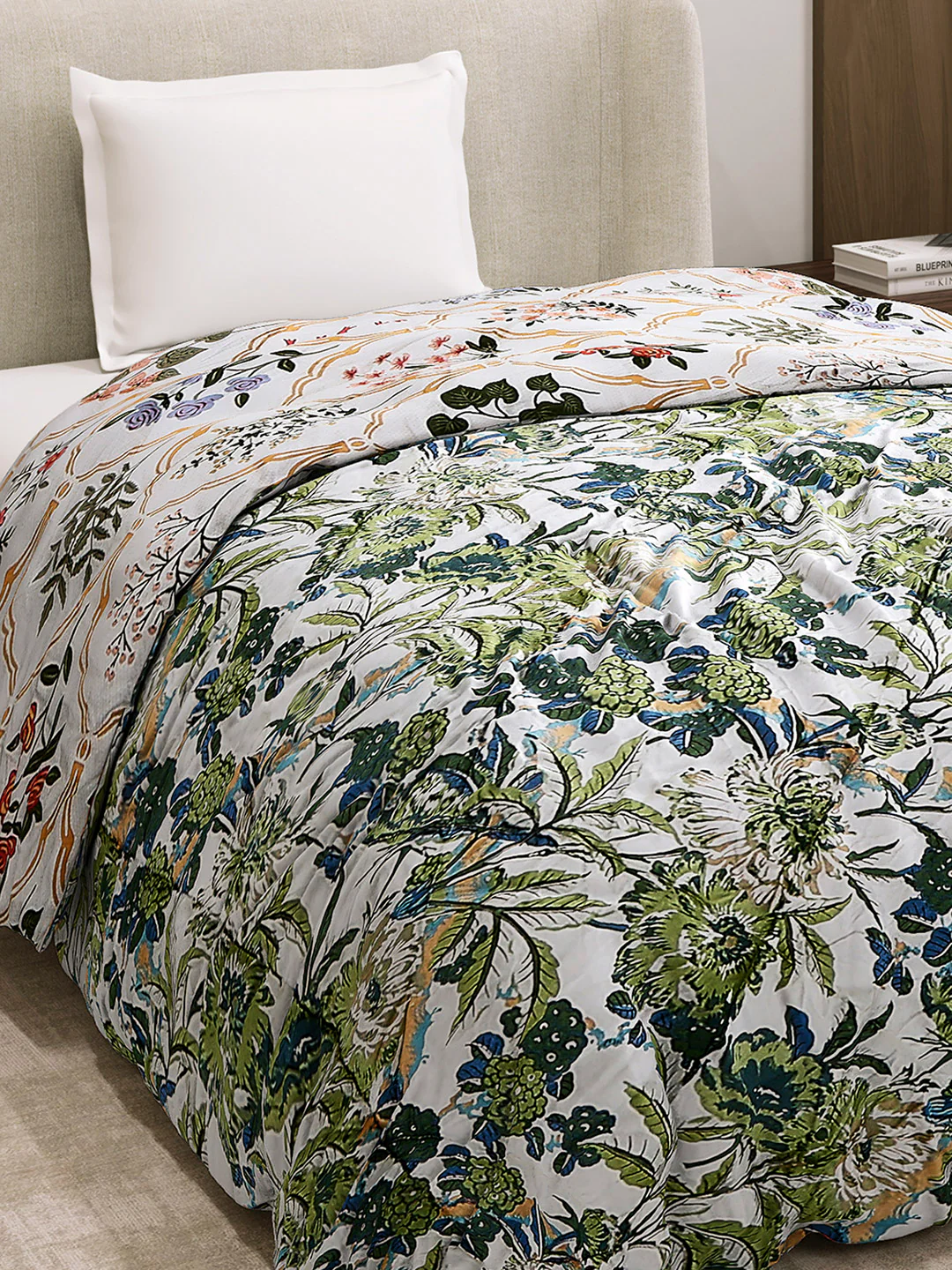 Printed Single Bed 3 Ply Comforter for AC Room - (Marvella) - Image 6