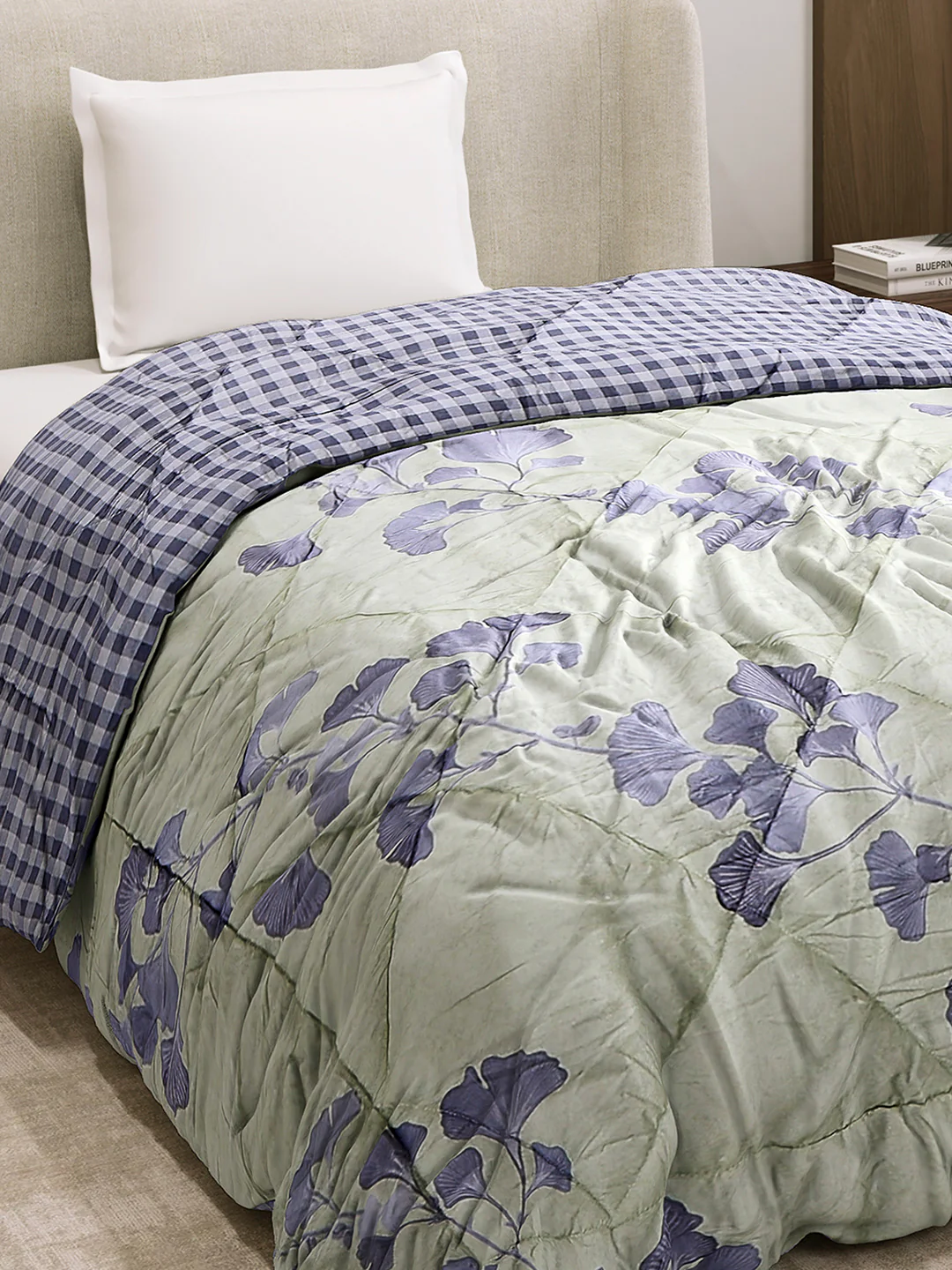 Printed Single Bed 3 Ply Comforter for AC Room - (Marvella) - Image 6