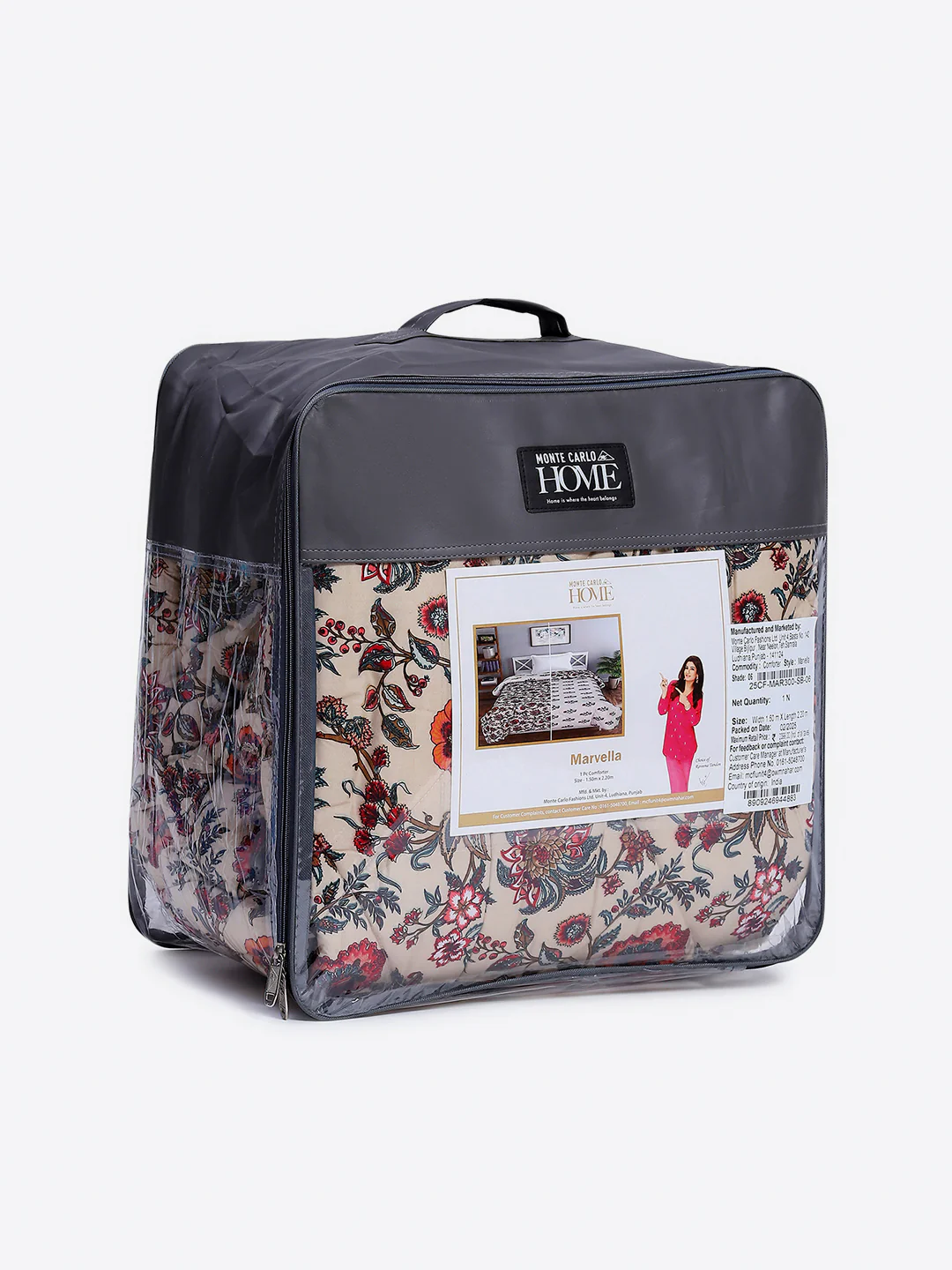 Printed Single Bed 3 Ply Comforter for AC Room - (Marvella) - Image 11