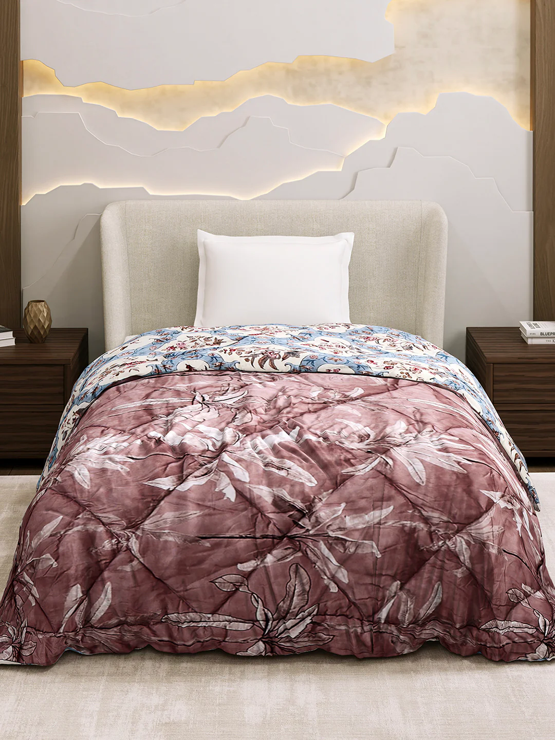 Printed Single Bed 3 Ply Comforter for AC Room - (Marvella) - Image 2