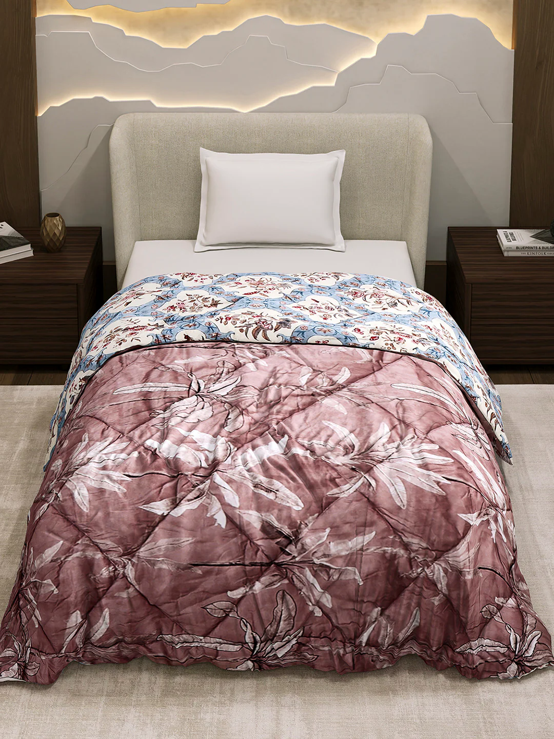 Printed Single Bed 3 Ply Comforter for AC Room - (Marvella) - Image 3