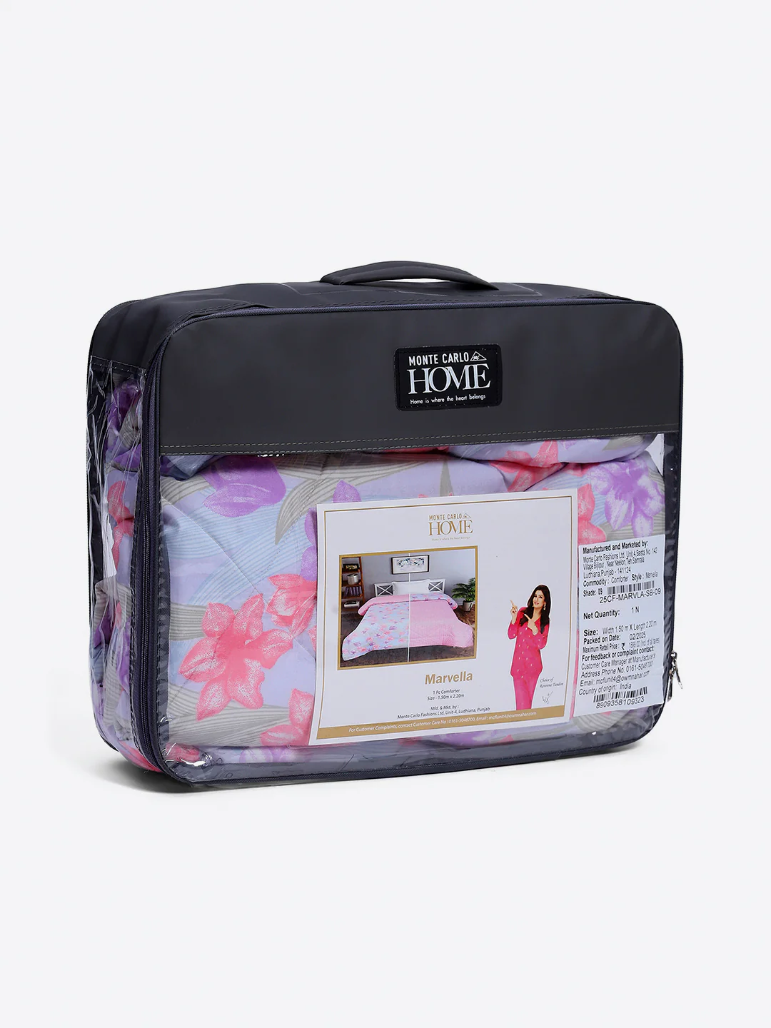 Printed Single Bed 3 Ply Comforter for AC Room - (Marvella) - Image 11