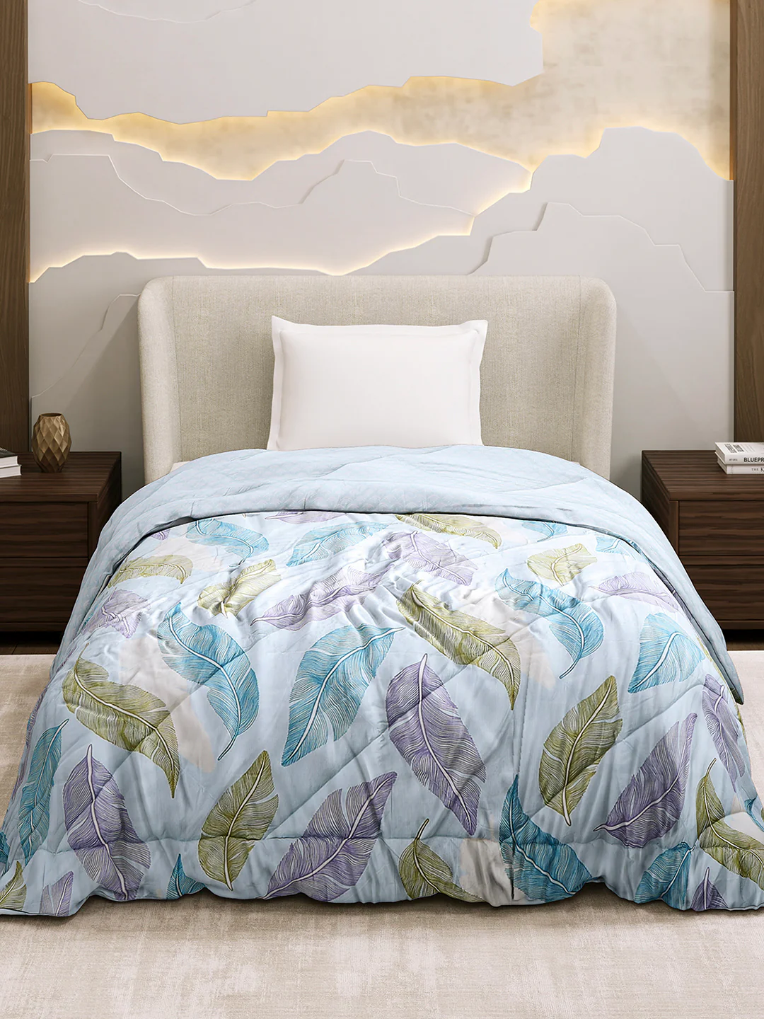 Printed Single Bed 3 Ply Comforter for AC Room - (Marvella) - Image 2
