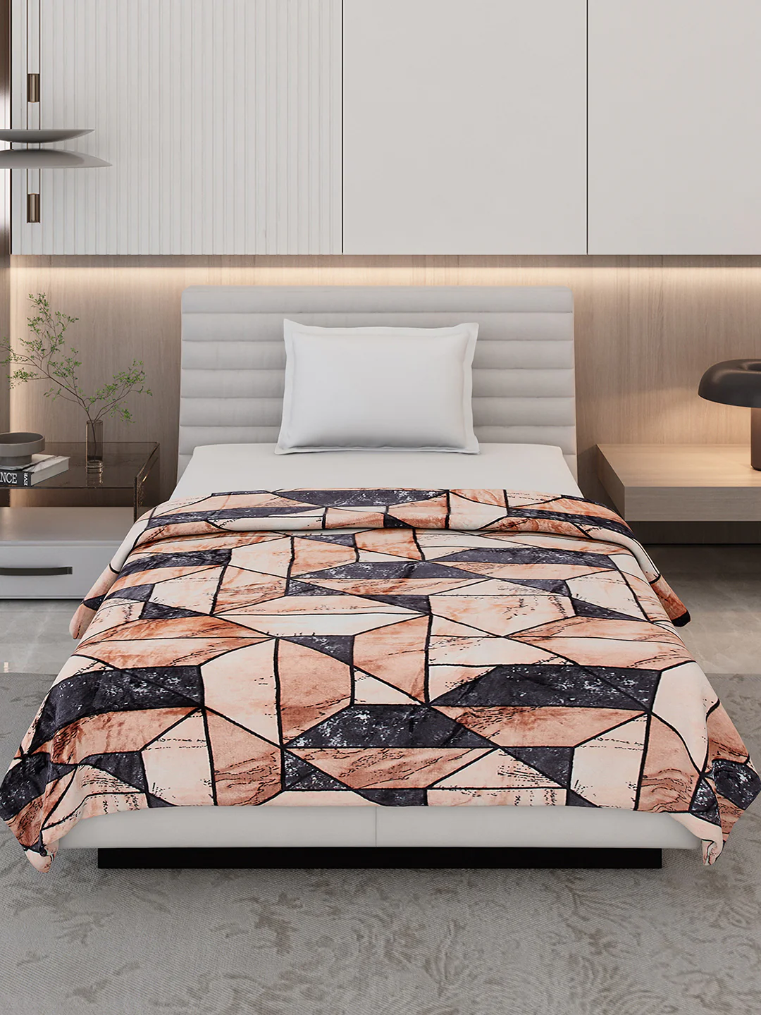 Printed Single Bed 300 GSM Blanket for AC Room - (Blubell) - Image 3