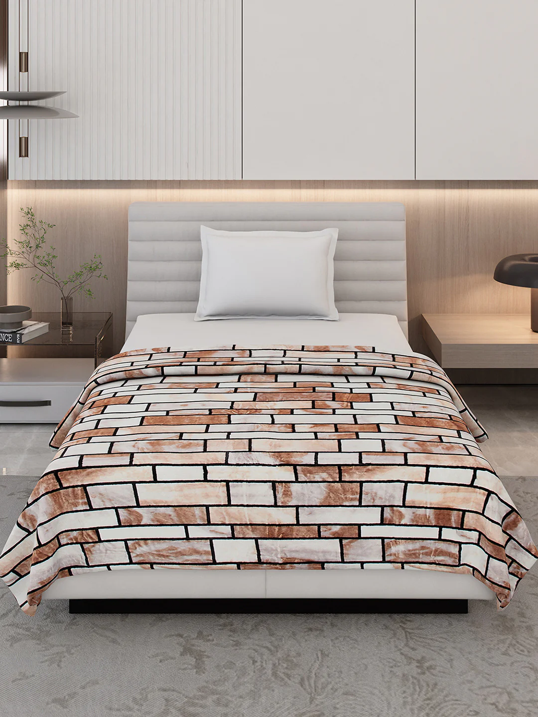 Printed Single Bed 300 GSM Blanket for AC Room - (Blubell) - Image 3