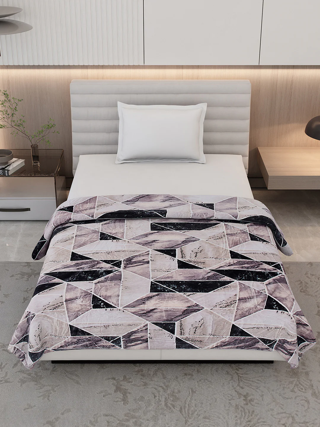 Printed Single Bed 300 GSM Blanket for AC Room - (Blubell) - Image 2