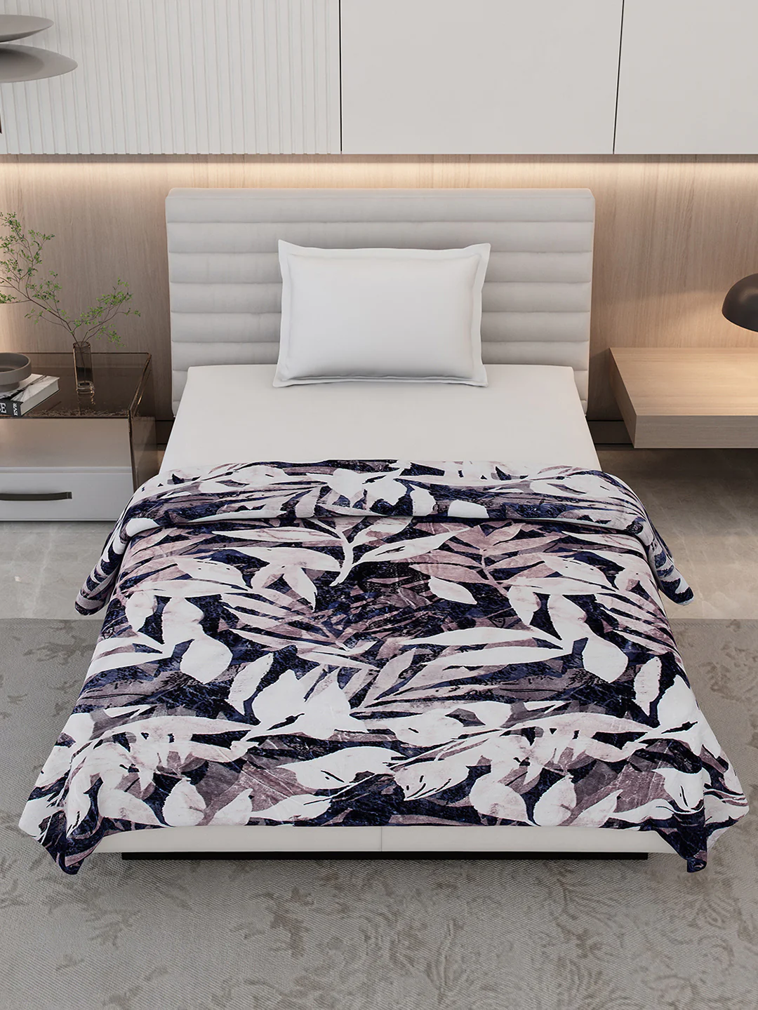 Printed Single Bed 300 GSM Blanket for AC Room - (Blubell) - Image 2