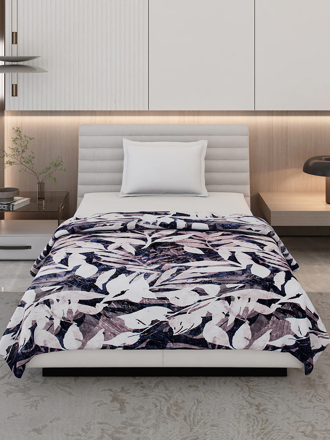 Printed Single Bed 300 GSM Blanket for AC Room - (Blubell) - Image 3