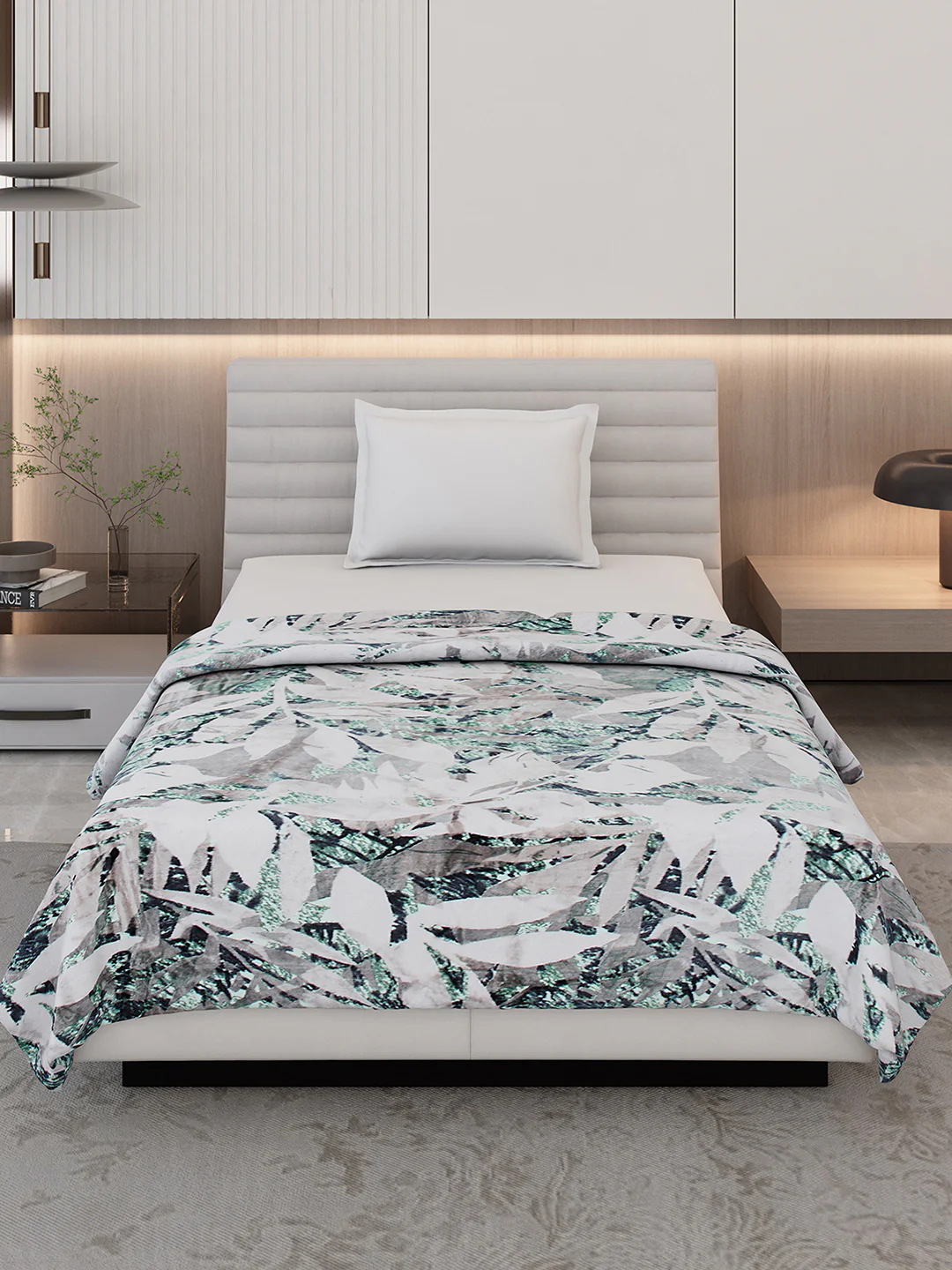 Printed Single Bed 300 GSM Blanket for AC Room - (Blubell) - Image 3