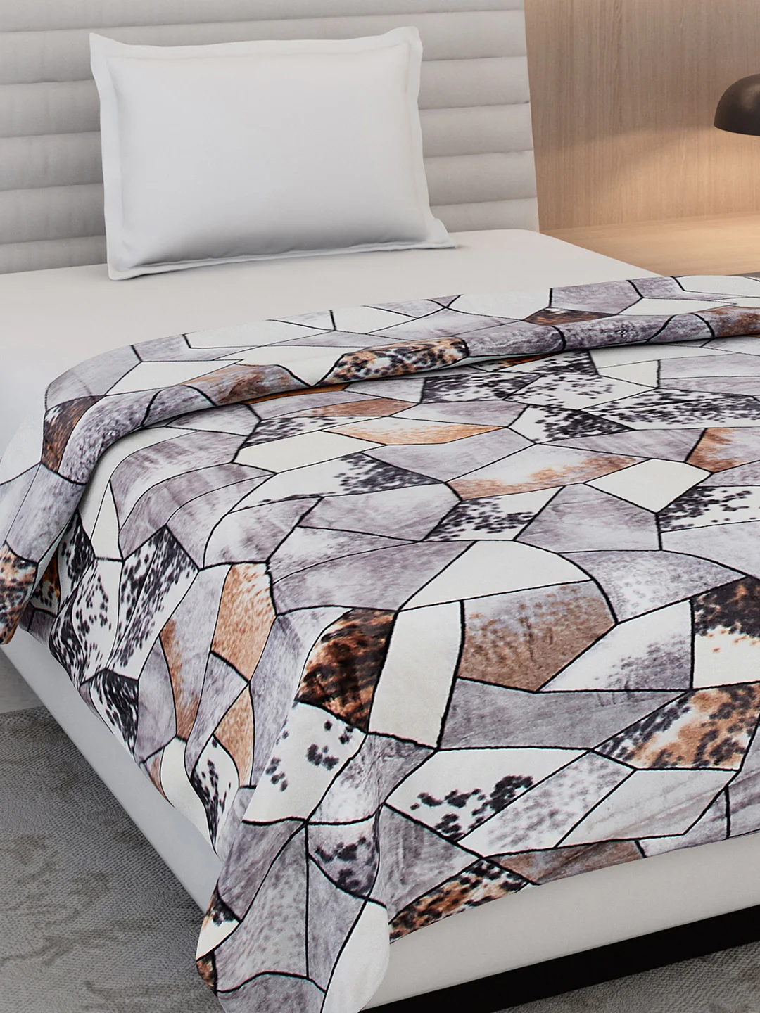 Printed Single Bed 300 GSM Blanket for AC Room - (Blubell) - Image 4