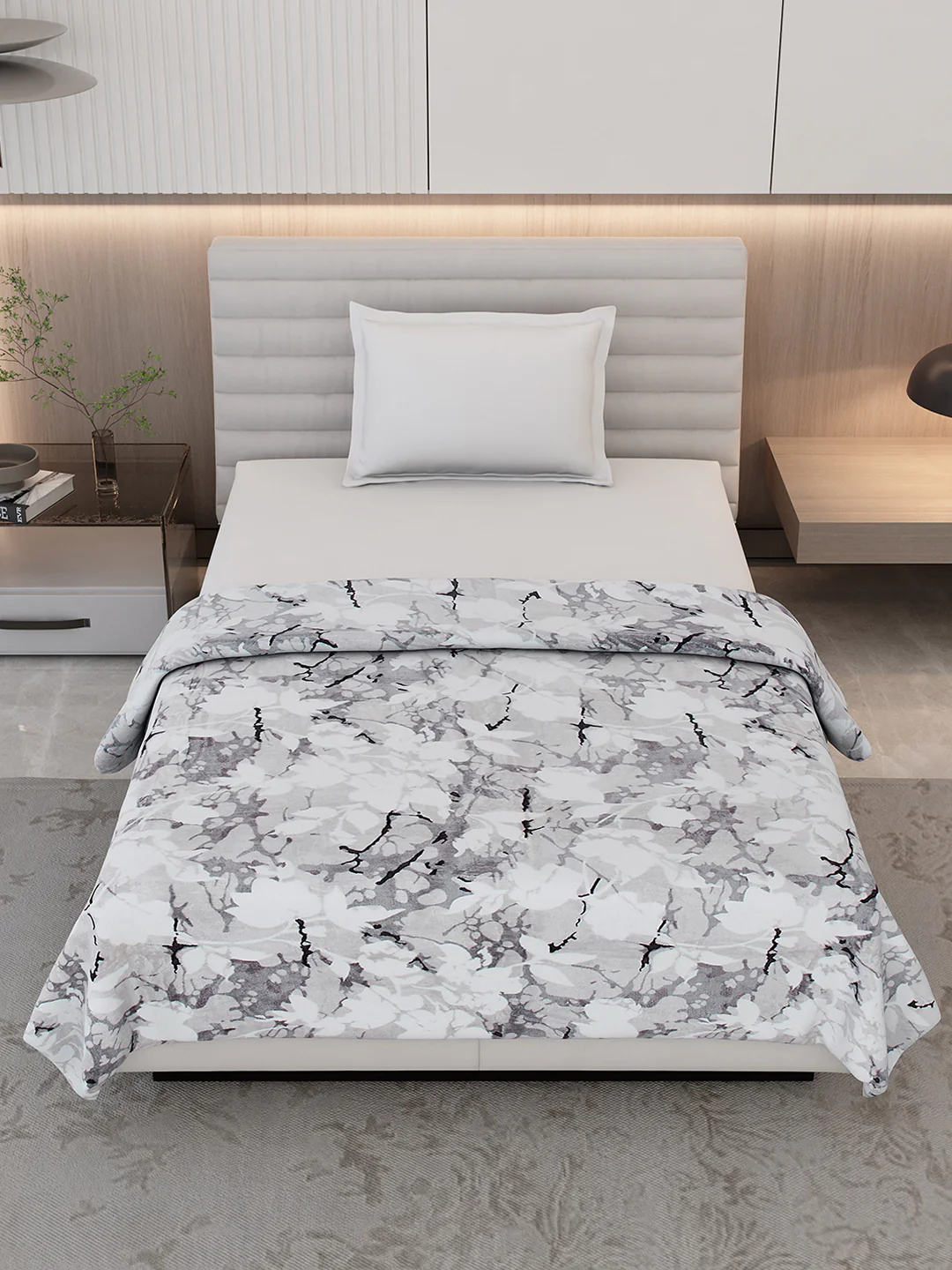 Printed Single Bed 300 GSM Blanket for AC Room - (Blubell) - Image 2