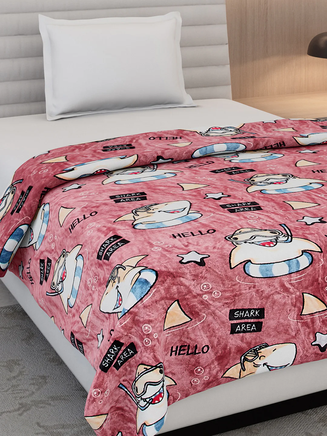 Printed Single Bed 300 GSM Blanket for AC Room - (Ellis) - Image 4