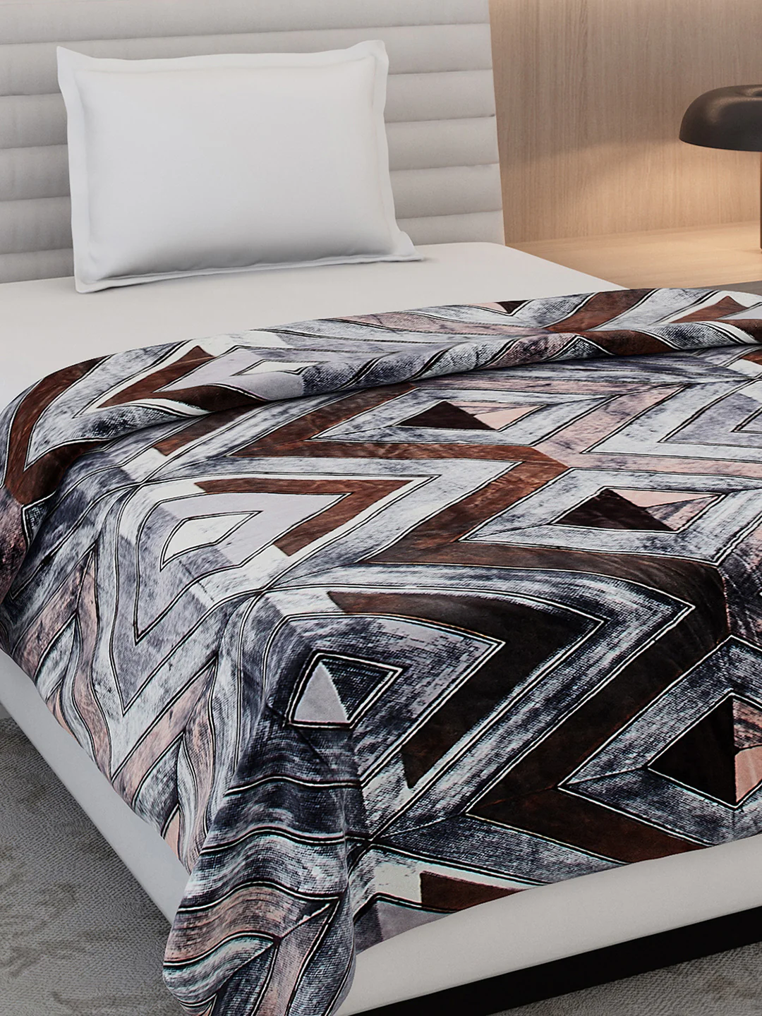 Printed Single Bed 300 GSM Blanket for AC Room - (Legacy) - Image 4