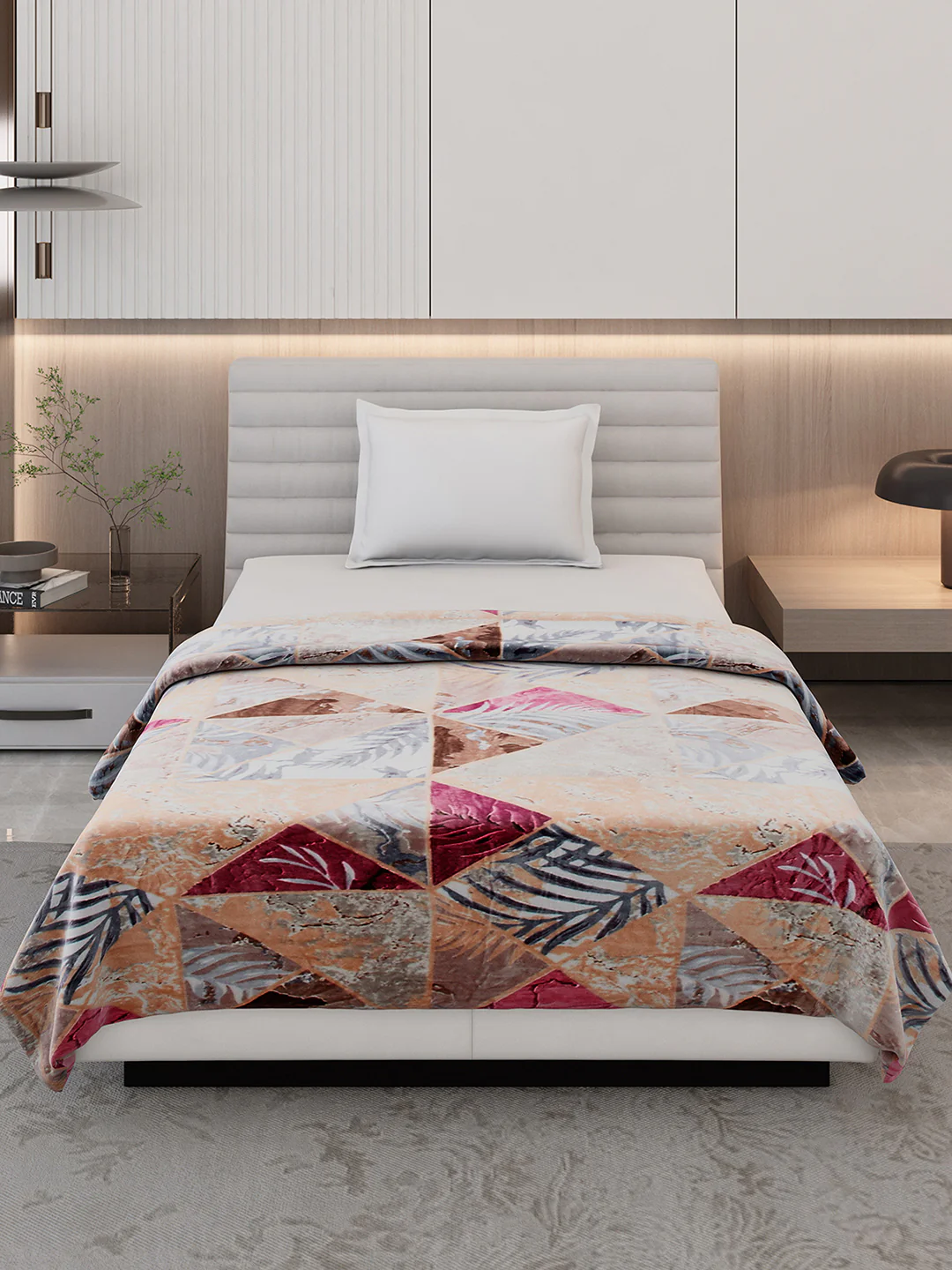 Printed Single Bed 300 GSM Blanket for AC Room - (Legacy) - Image 3