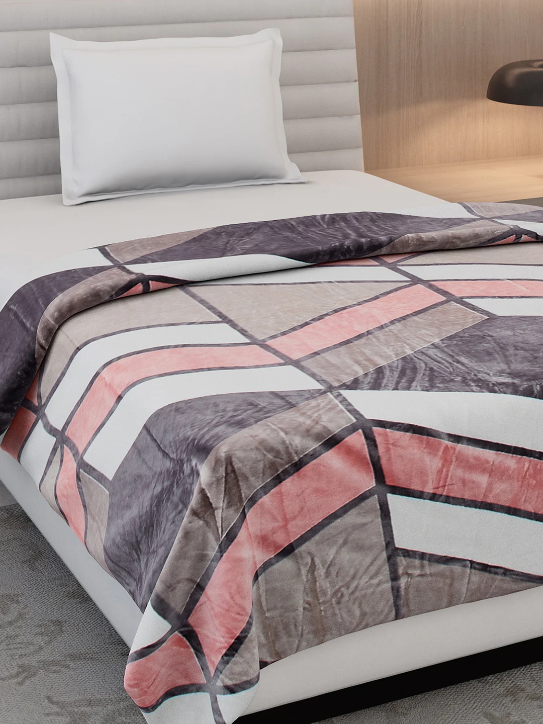Printed Single Bed 300 GSM Blanket for AC Room - (Legacy) - Image 4
