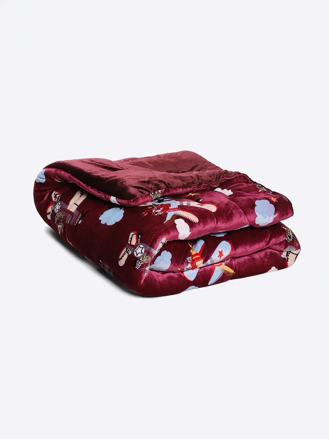Printed Single Bed 300 GSM Comforter for Mild Winter (Ananya), Weight 720 gm - Image 7