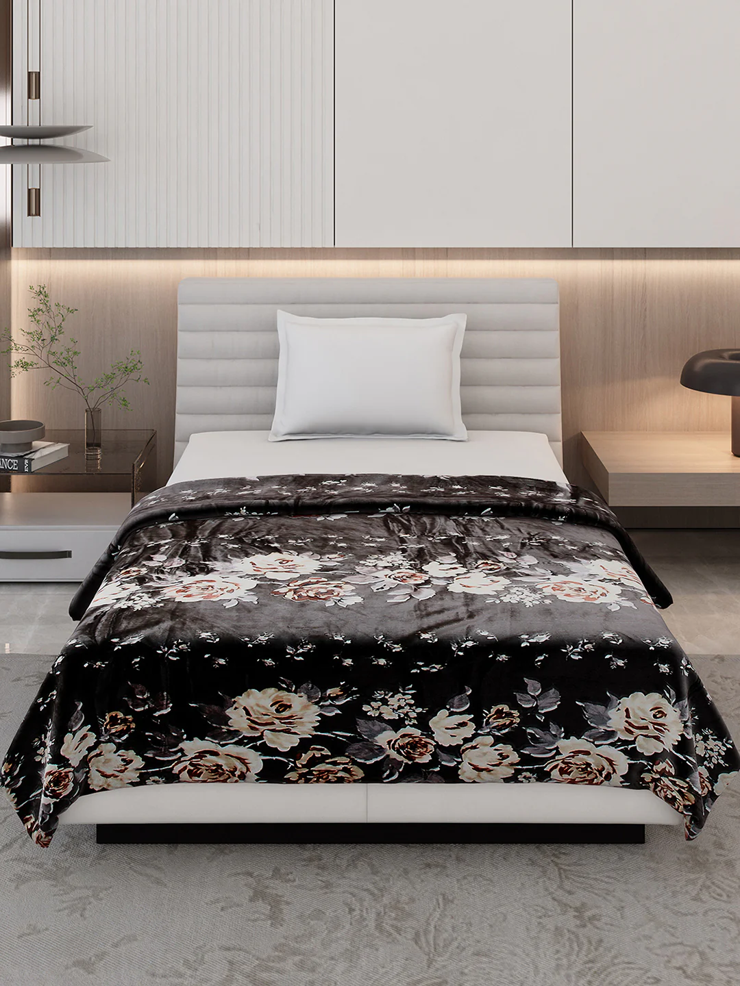 Printed Single Bed 350 GSM Blanket for AC Room - (Nicole) - Image 3