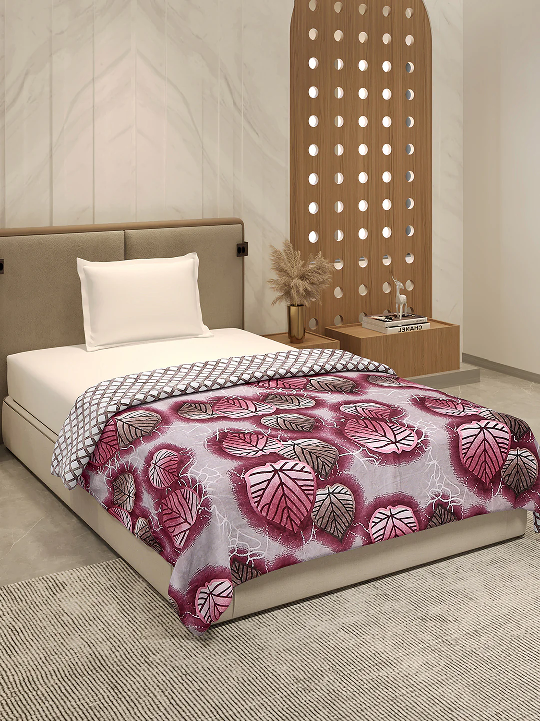 Printed Single Bed 350 GSM Blanket for AC Room - (Paramount) - Image 4