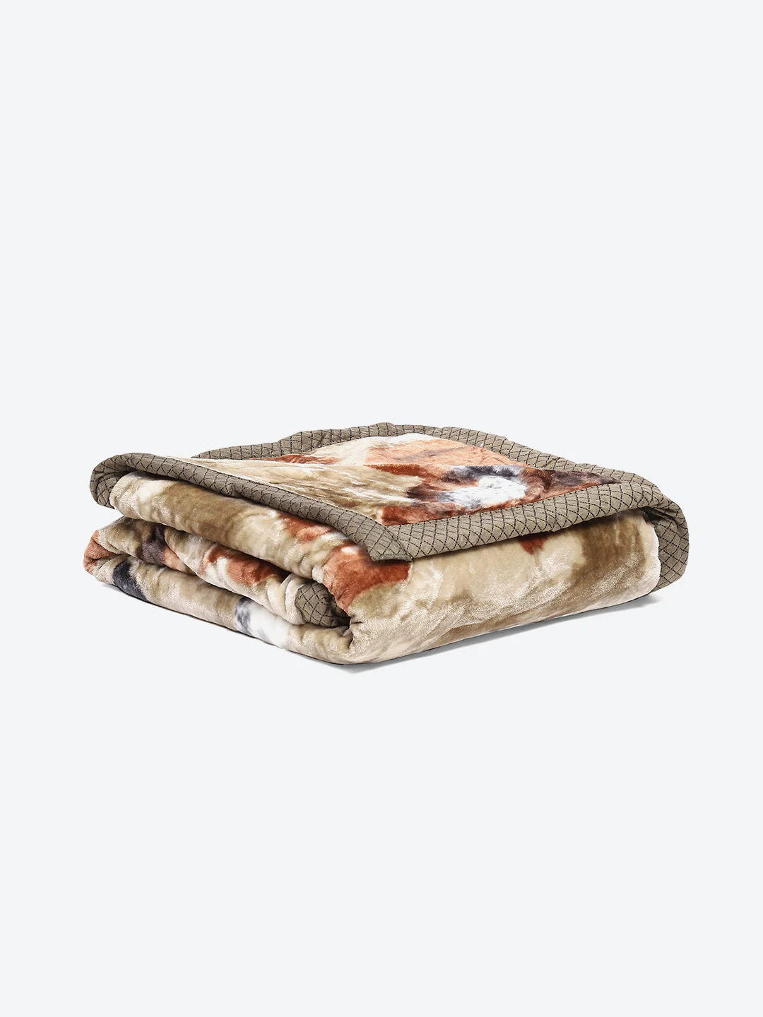 Printed Single Bed Blanket for Mild Winter -2 Ply - Image 5