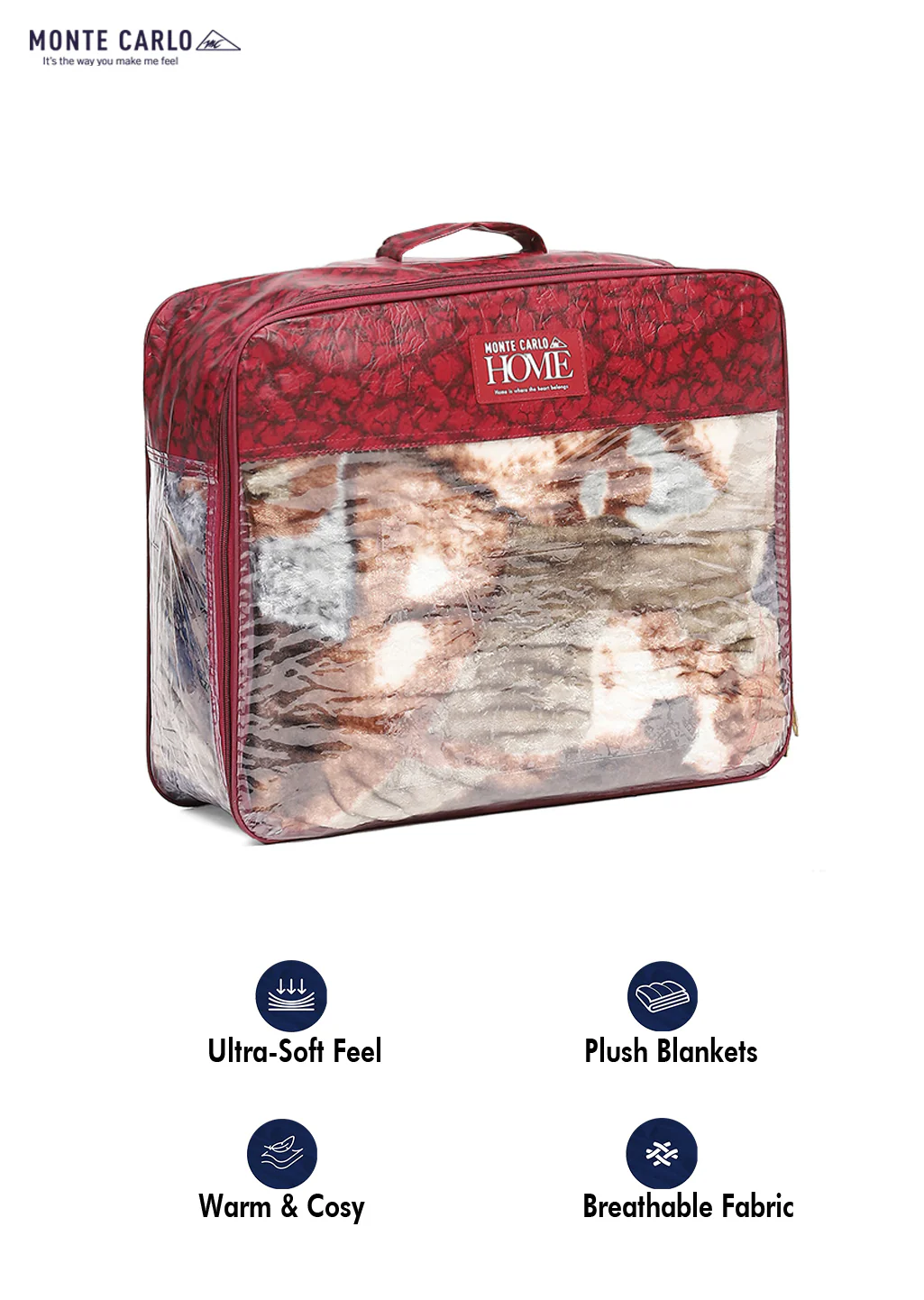 Printed Single Bed Blanket for Mild Winter -2 Ply - Image 8