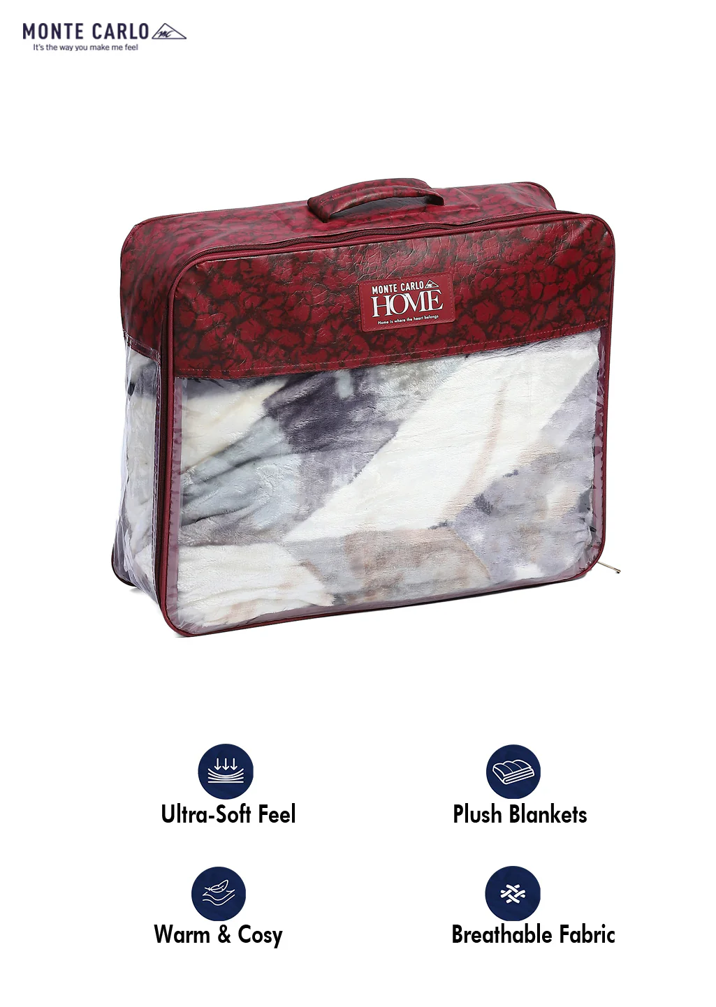Printed Single Bed Blanket for Mild Winter -2 Ply - Image 8