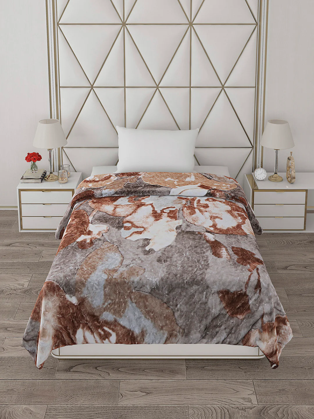 Printed Single Bed 596 GSM Blanket Everest 2 Ply (Weight 2.1 kg) - Image 4
