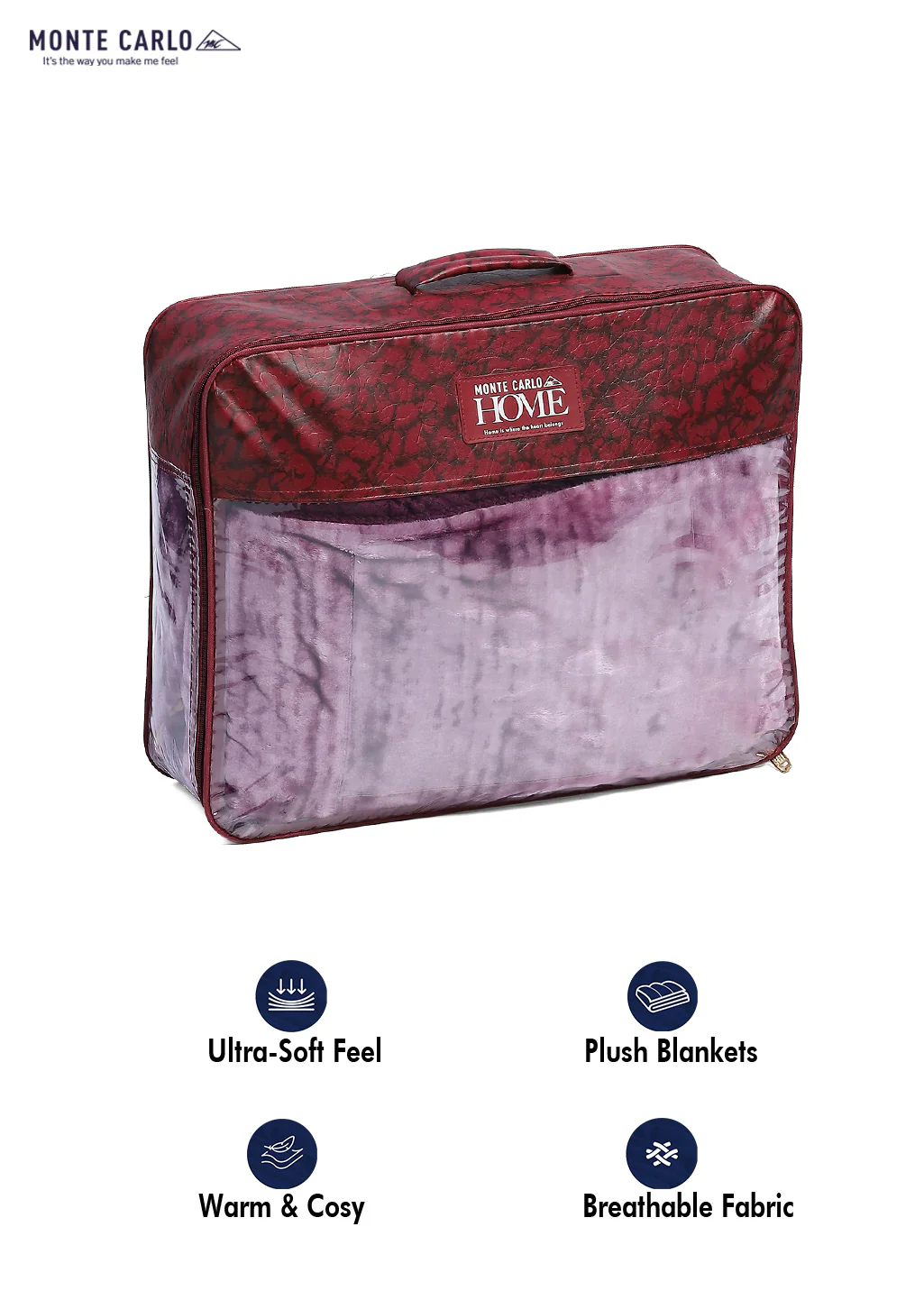 Printed Single Bed Blanket for Mild Winter -2 Ply - Image 8