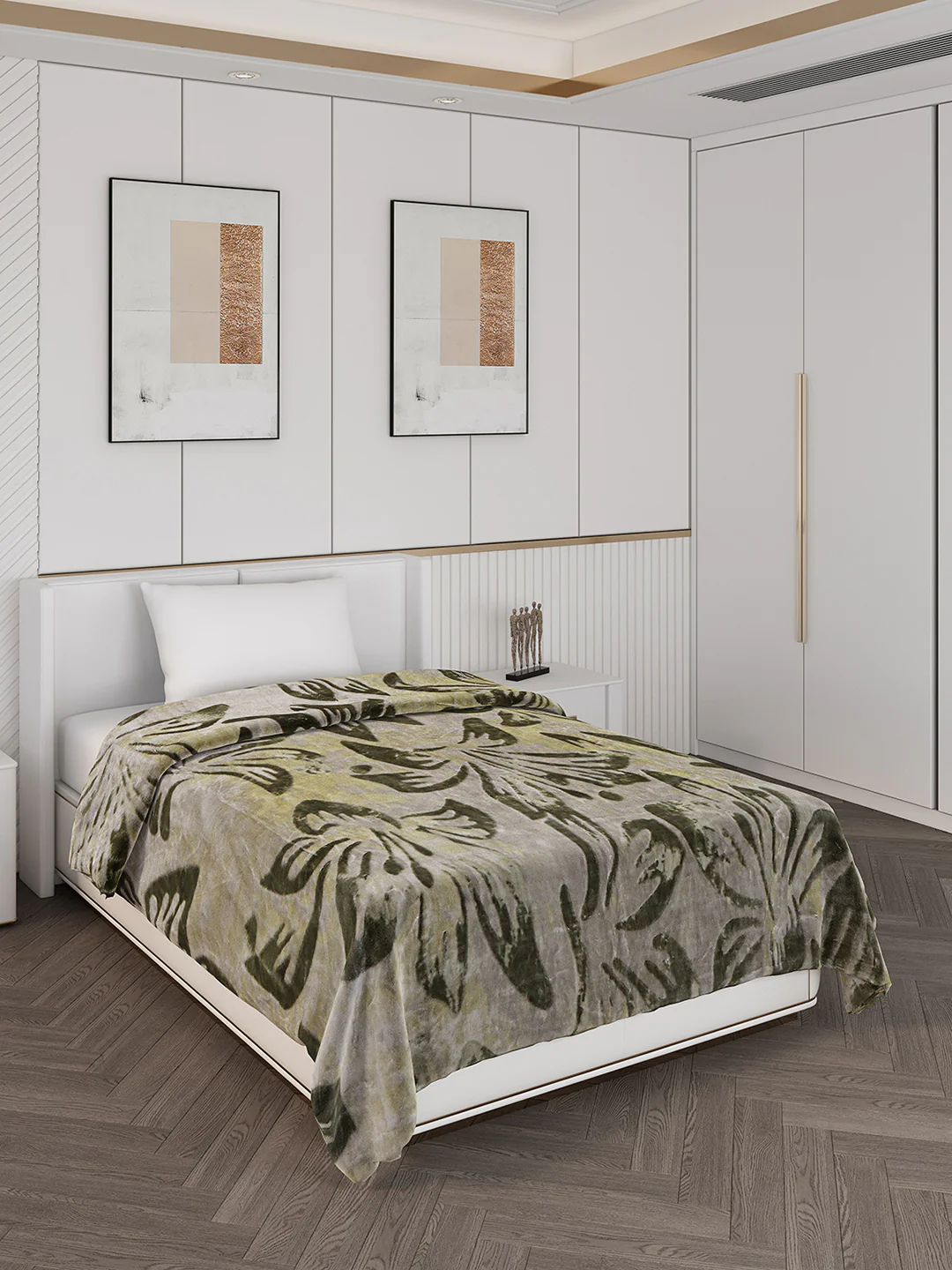 Printed Single Bed 710 GSM Blanket Ignis 2 Ply (Weight 2.5 kg) - Image 4