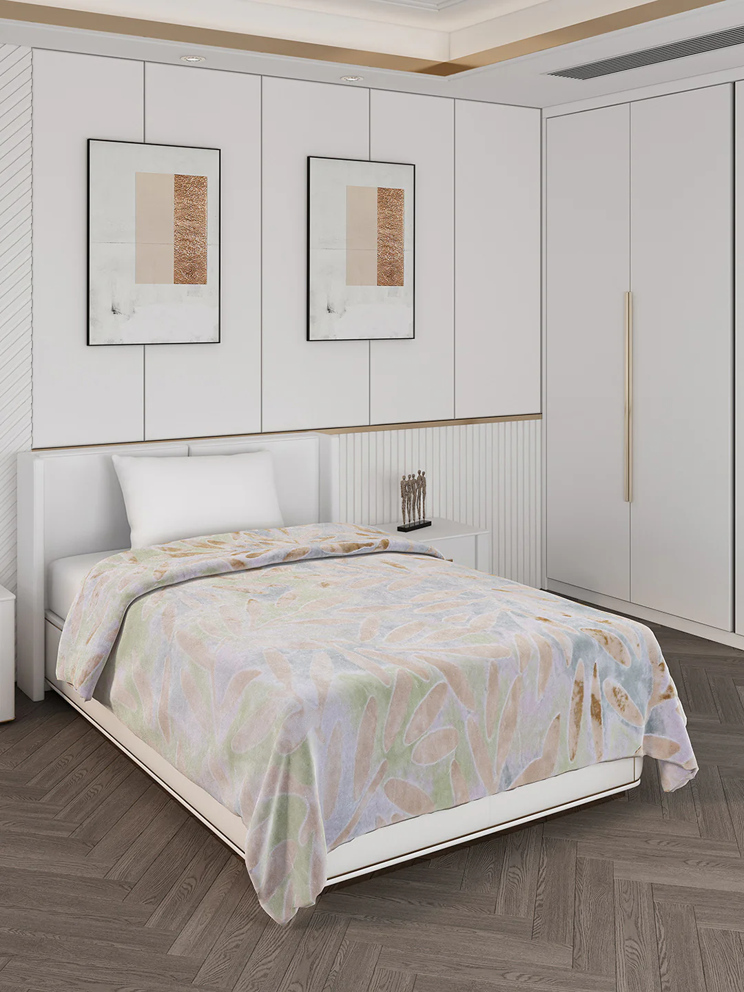 Printed Single Bed 710 GSM Blanket Ignis 2 Ply (Weight 2.5 kg) - Image 4