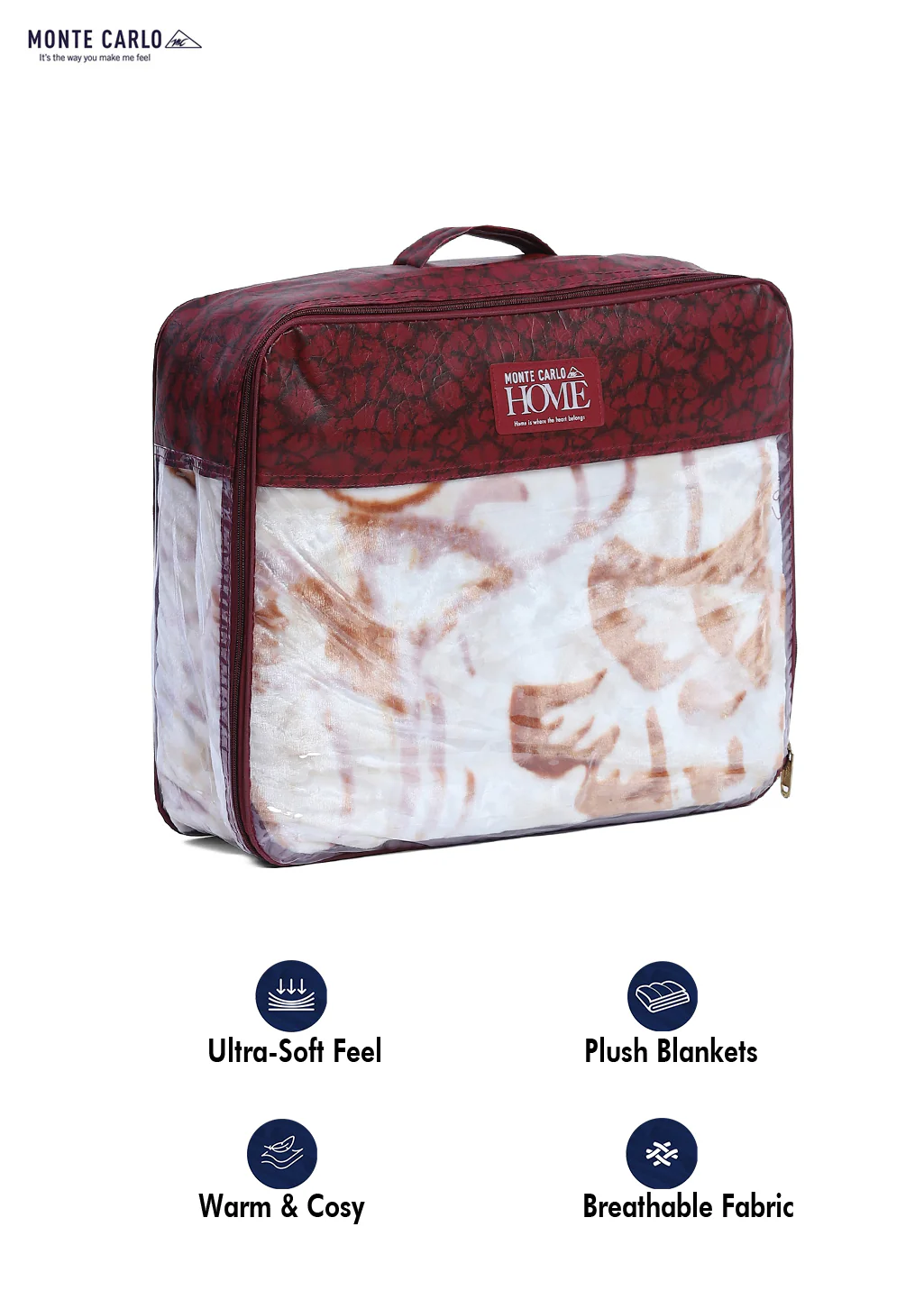 Printed Single Bed 710 GSM Blanket Ignis 2 Ply (Weight 2.5 kg) - Image 8