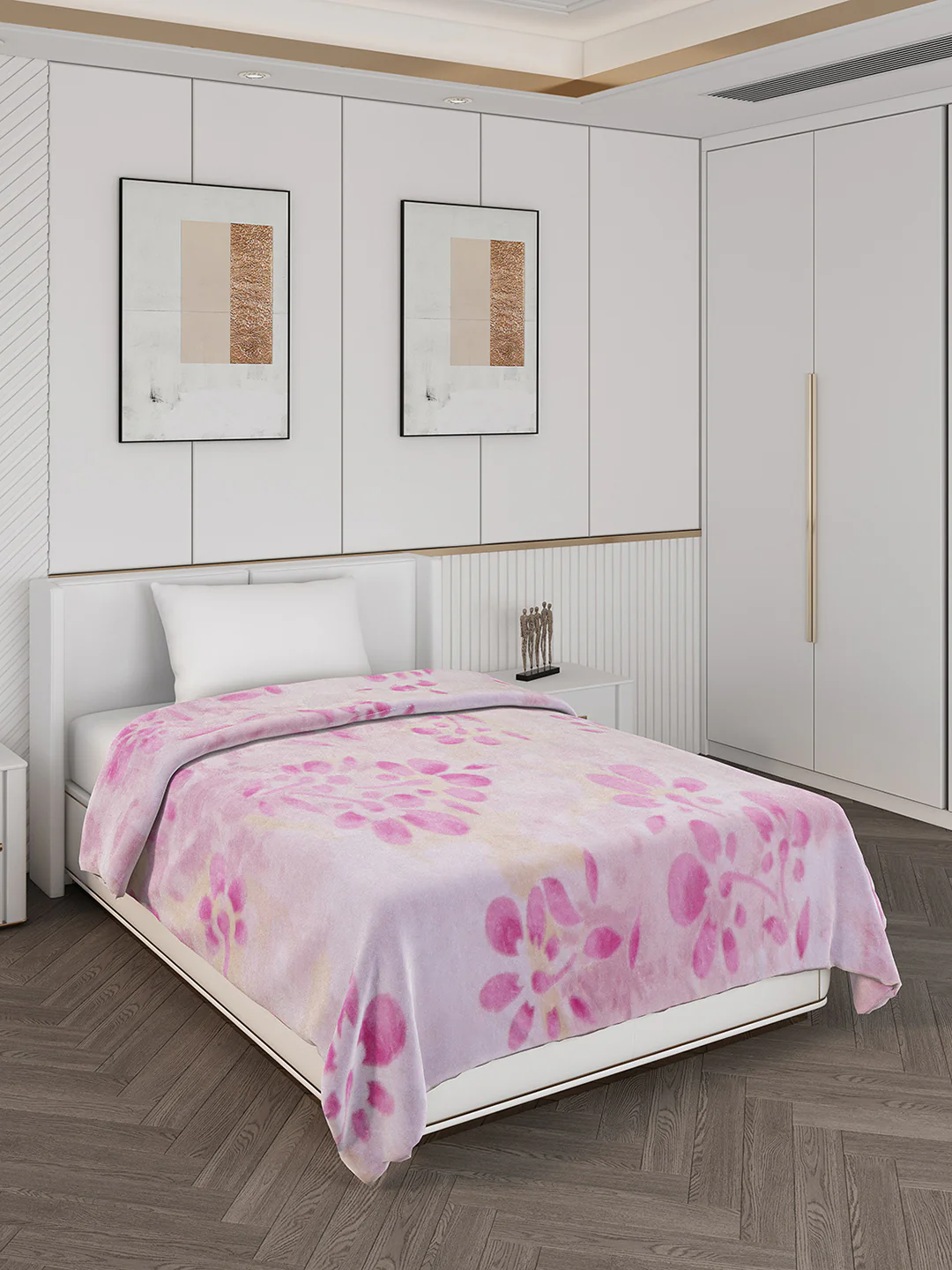 Printed Single Bed 710 GSM Blanket Ignis 2 Ply (Weight 2.5 kg) - Image 4
