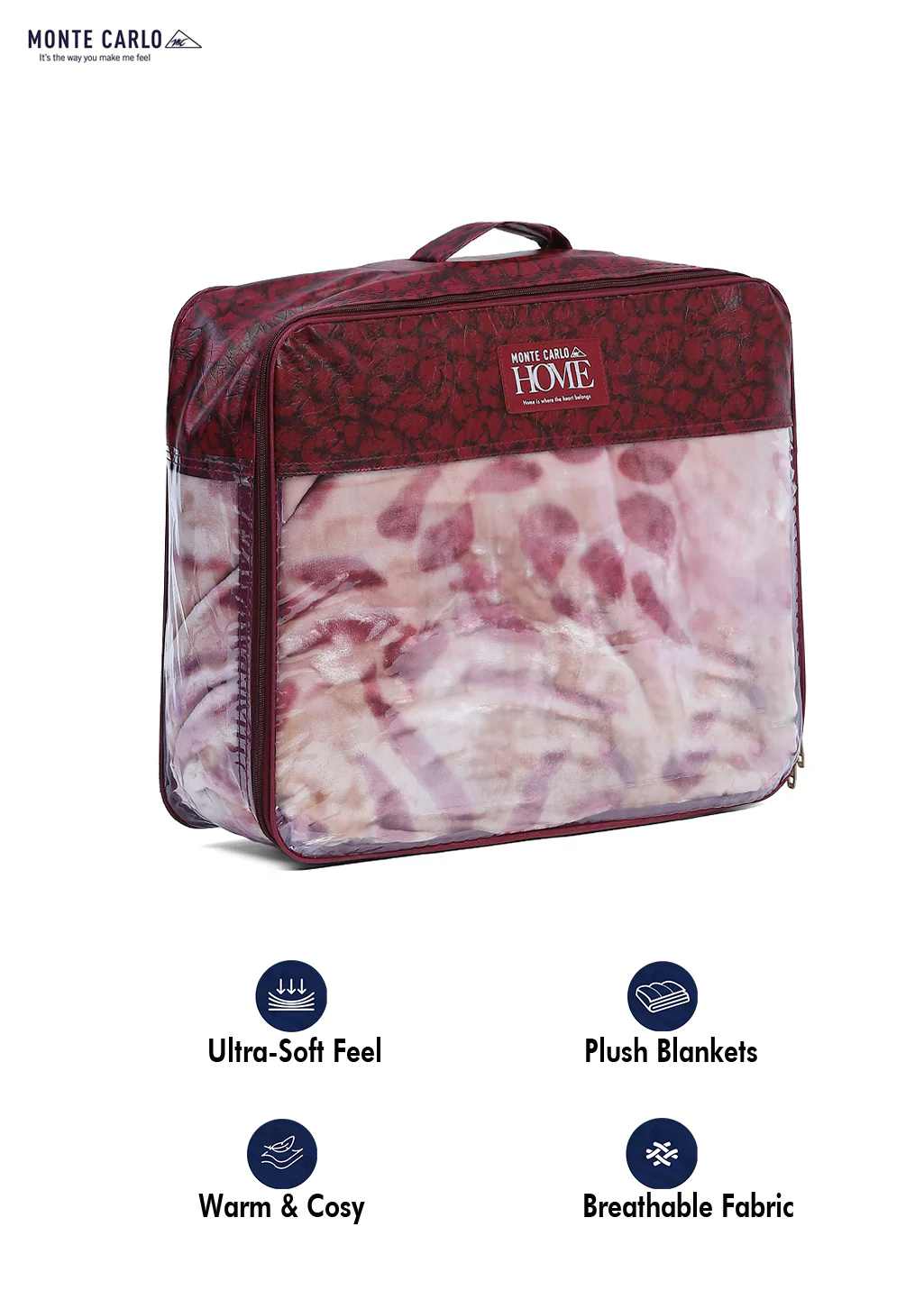 Printed Single Bed 710 GSM Blanket Ignis 2 Ply (Weight 2.5 kg) - Image 8