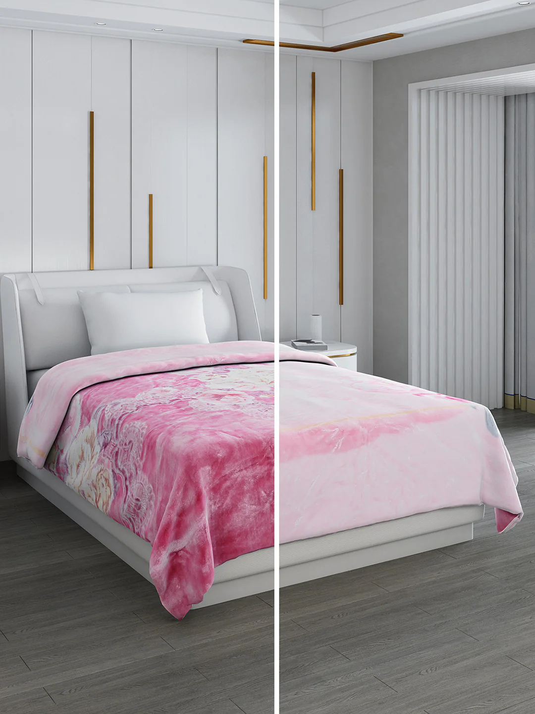 Printed Single Bed 852 GSM Blanket Galaxy 2 Ply (Weight 3 kg) - Image 2