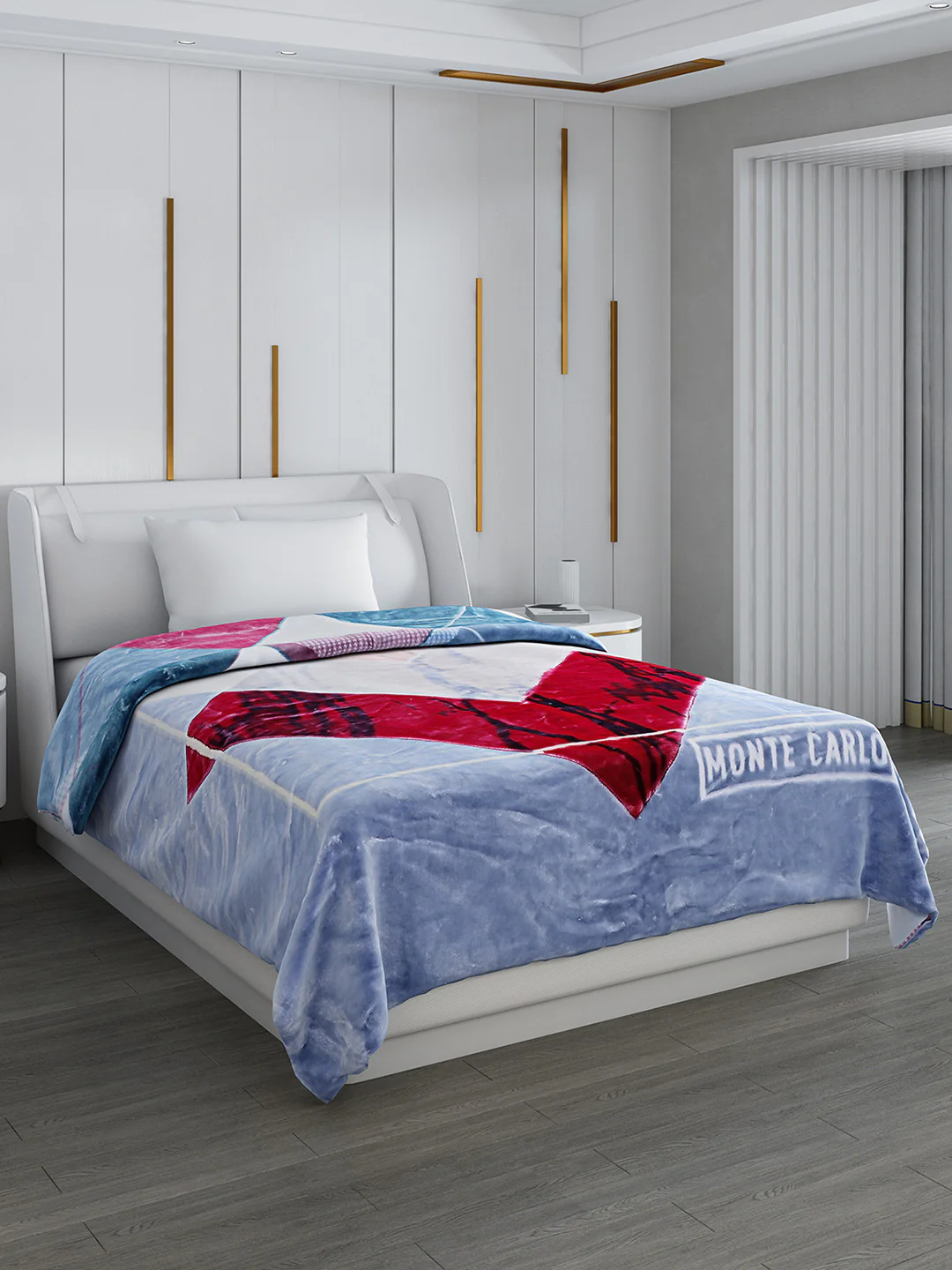 Printed Single Bed 852 GSM Blanket Galaxy 2 Ply (Weight 3 kg) - Image 5