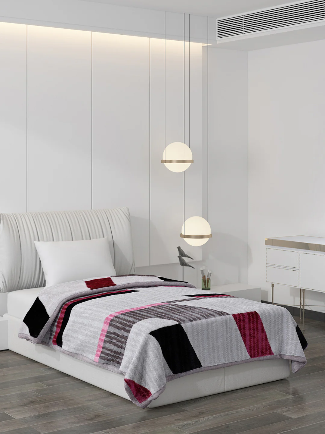 Printed Single Bed 852 GSM Blanket Knight Rider 2 Ply (Weight 3 kg)