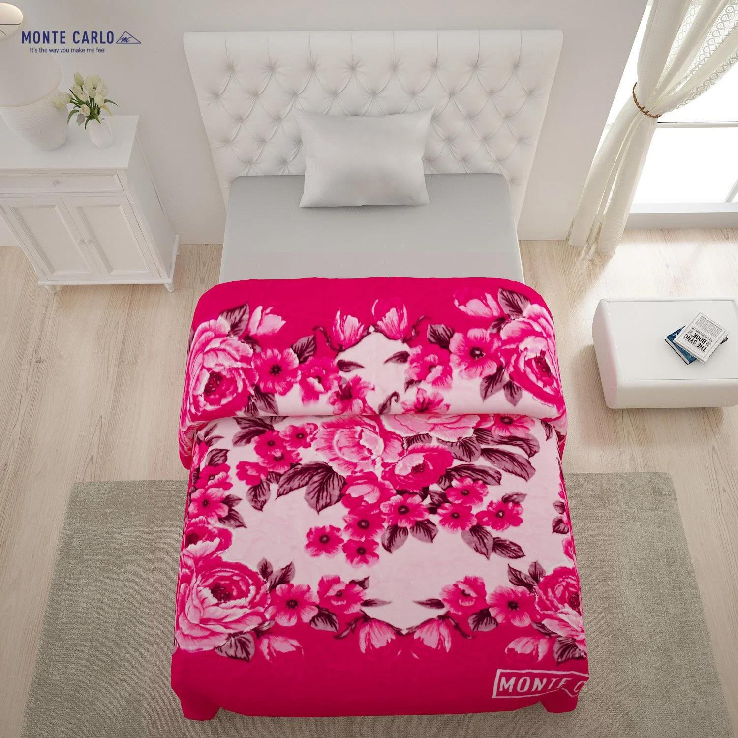 Printed Single Bed 852 GSM Blanket Shagun 2 Ply (Weight 3 kg) - Image 3