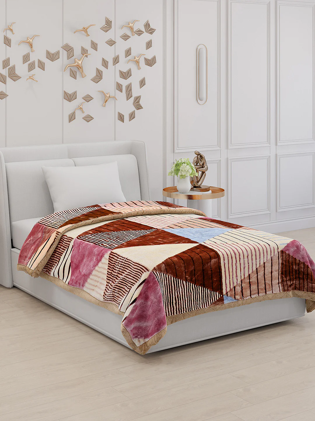 Printed Single Bed 852 GSM Blanket Success 2 Ply (Weight 3 kg) - Image 4