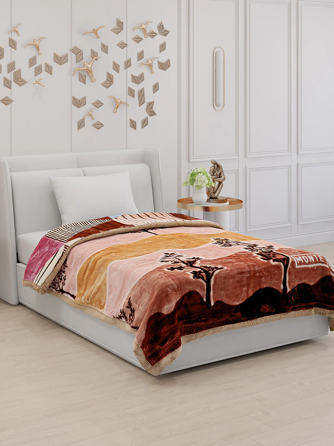 Printed Single Bed 852 GSM Blanket Success 2 Ply (Weight 3 kg) - Image 5