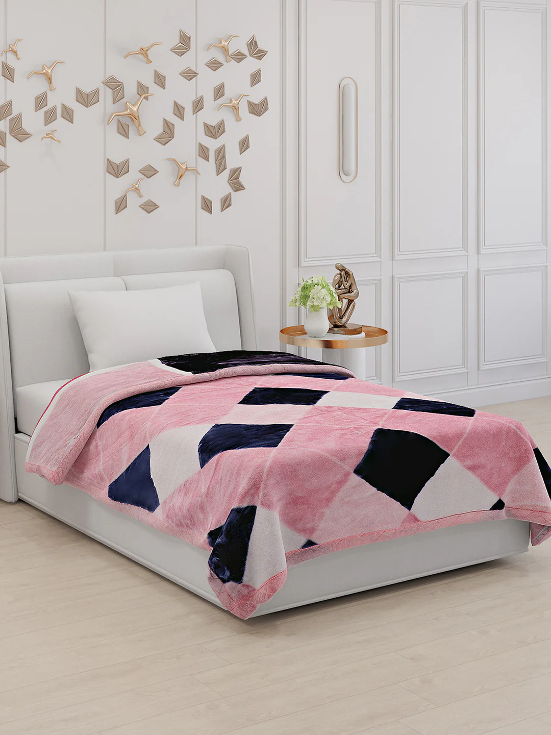 Printed Single Bed 852 GSM Blanket Success 2 Ply (Weight 3 kg) - Image 4