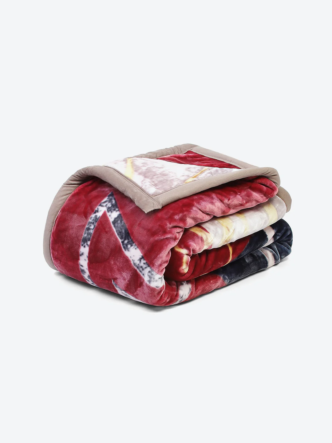 Printed Single Bed 951 GSM Blanket Haze 3 Ply (Weight 3.35 kg) - Image 5