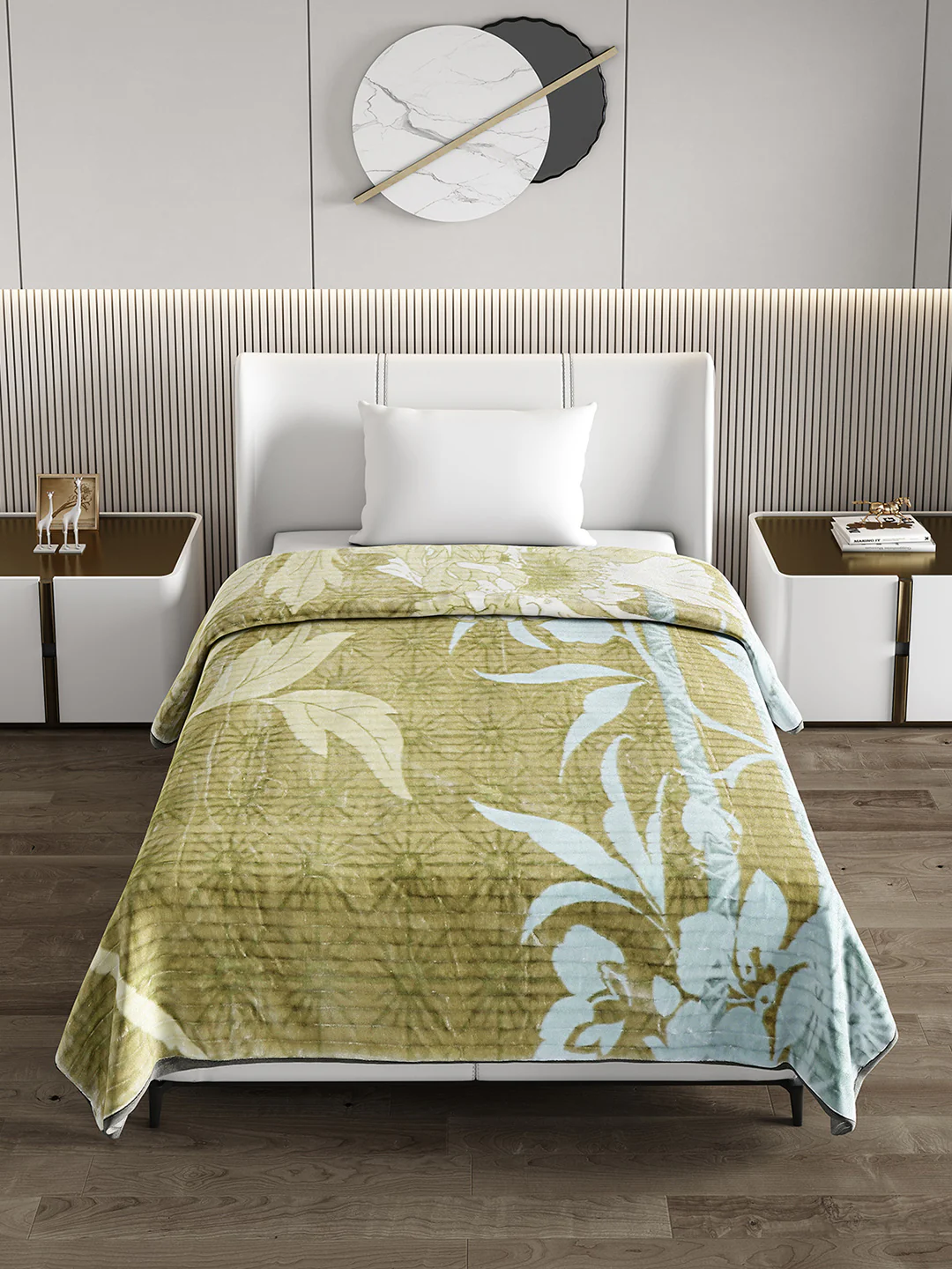 Printed Single Bed 965 GSM Blanket Marco 3 Ply (Weight 3.4 kg) - Image 3