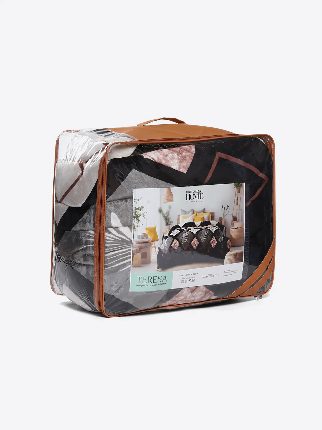 Printed Single Bed 966 GSM Comforter for Winter - (Teresa) - Image 8