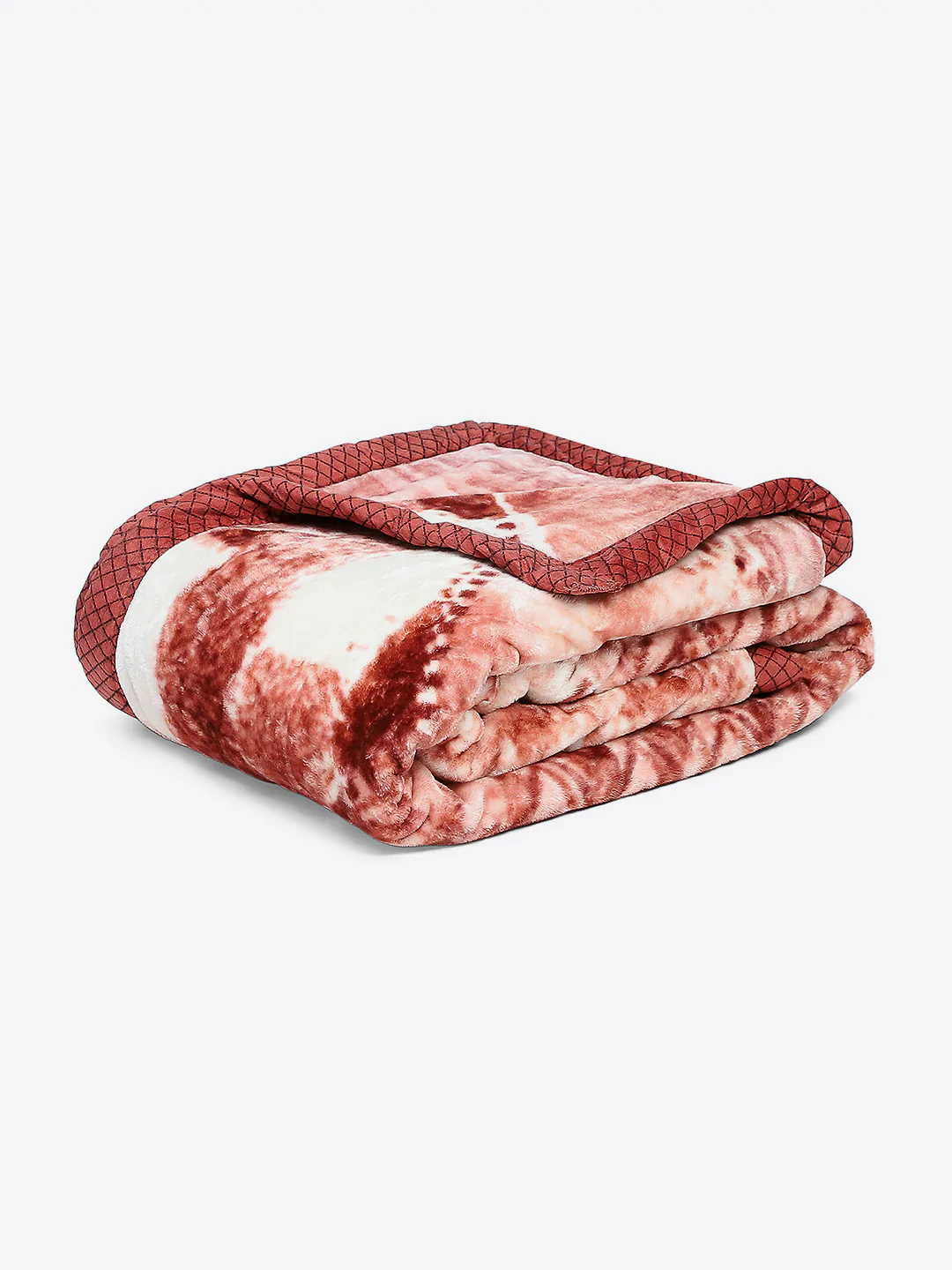 Printed Single Bed Reversible Blanket 2 Ply, 597 GSM, 2.1 kg (Everest) - Image 7