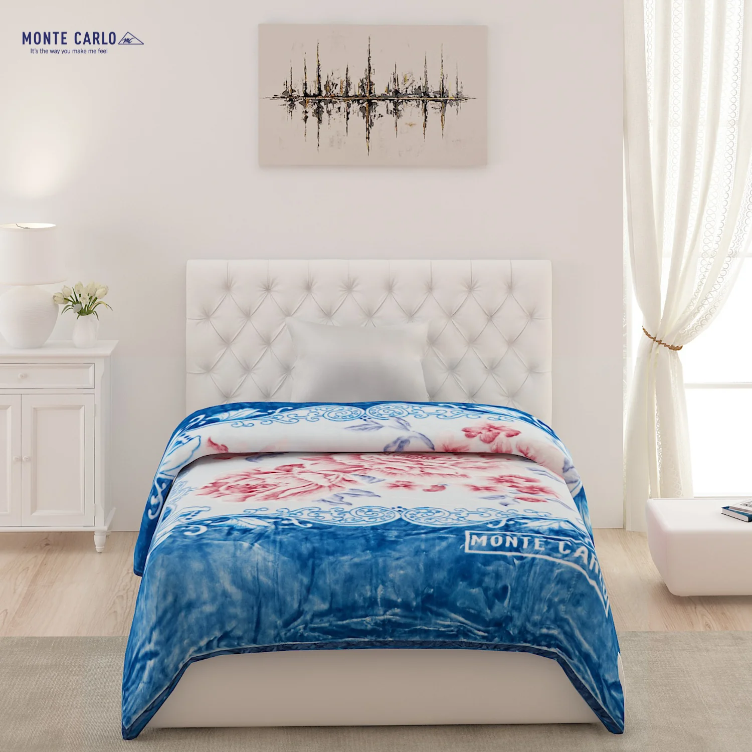 Printed Single Bed Blanket for Heavy Winter -1 Ply - Image 2