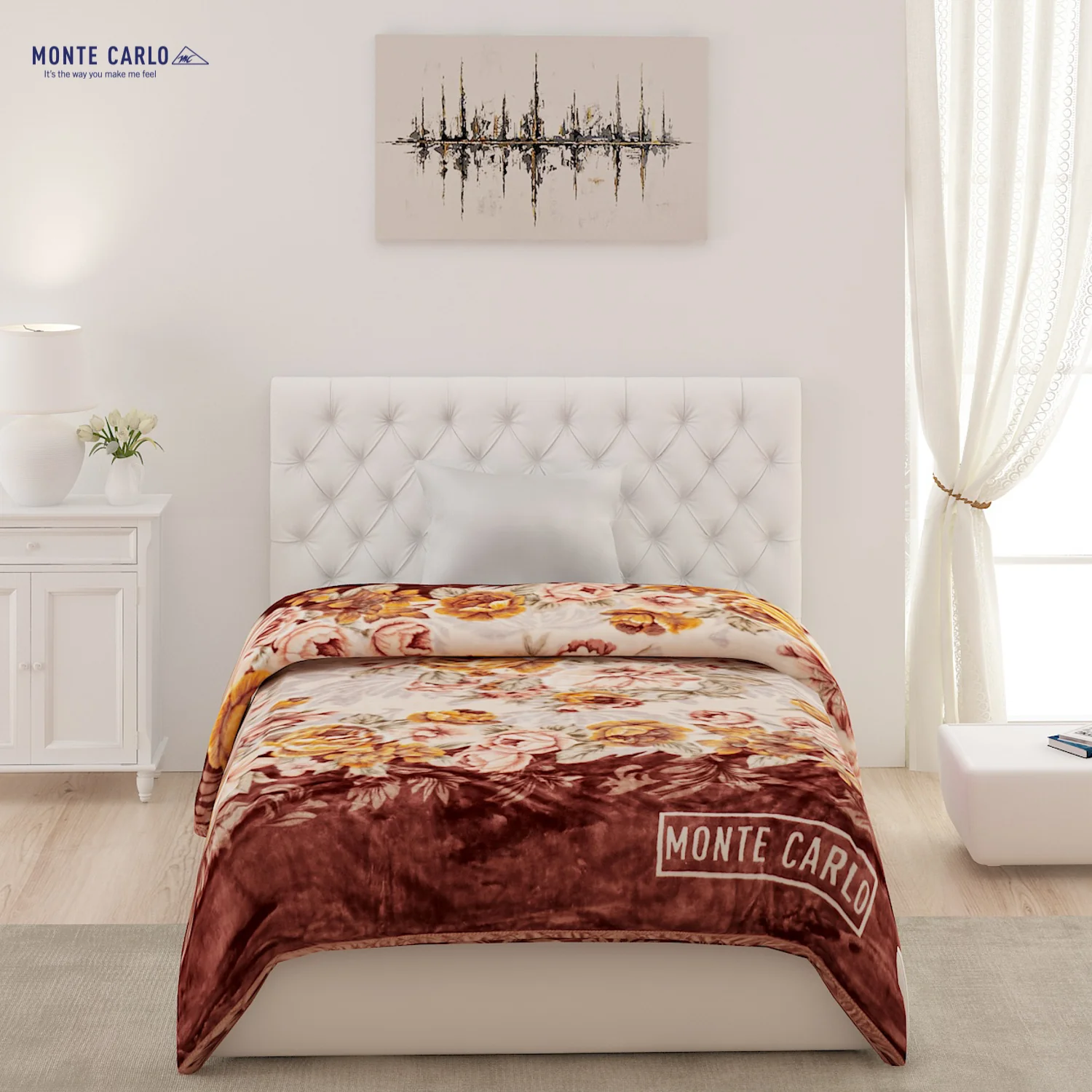 Printed Single Bed Blanket for Heavy Winter -1 Ply - Image 2