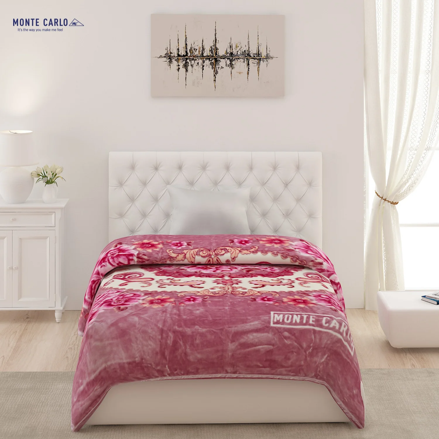 Printed Single Bed Blanket for Heavy Winter -1 Ply - Image 2